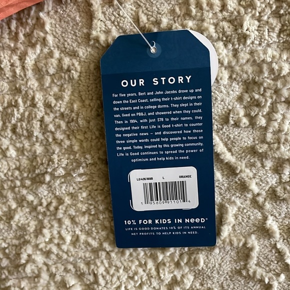 Men’s Life is Good size large drawstring bathing suit trucks NWT - Picture 4 of 9